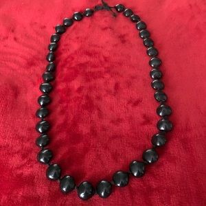 36in Large Black Beads that tie
